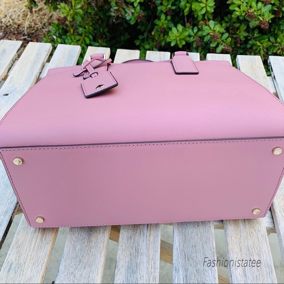 New Kate Spade Cameron medium satchel dusty peony - Picture 7 of 8